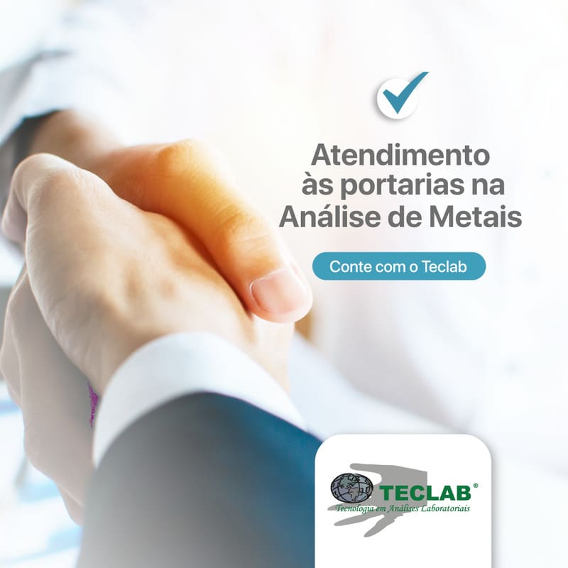 Atendimento às portarias na Análise de Metais