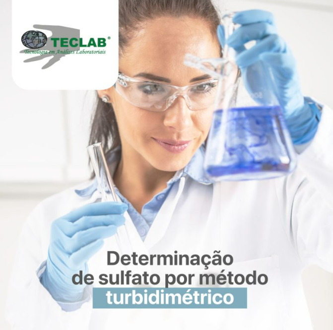 Determinação de sulfato por método turbimétrico